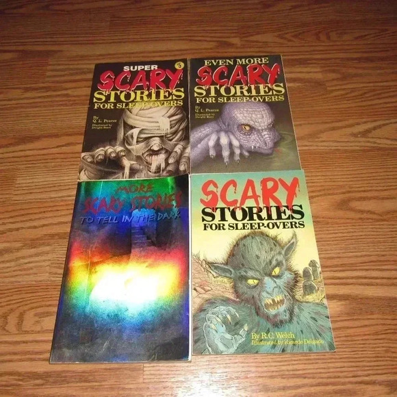 SCARY STORIES Set of 4 books~ Ghosts Horror